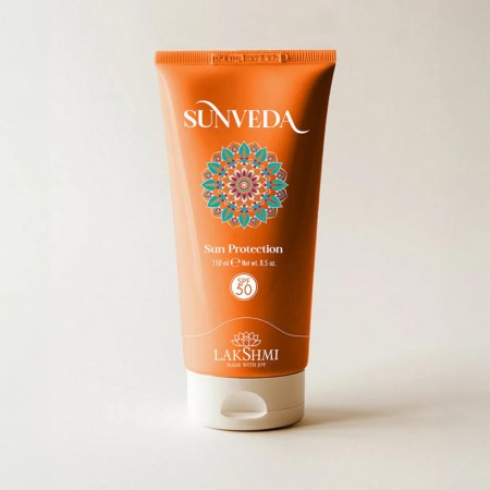  Økologisk Solkrem LAKSHMI SPF 50 150ml    SUNVEDA